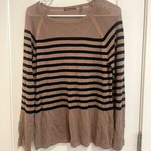 Stripped lightweight sweater